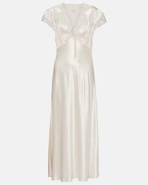 RIXO London Bridal Amari Satin Gown - White