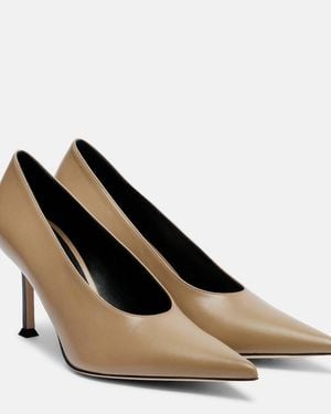 Christen Helix Leather Court Shoes - Brown