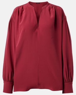 JOSEPH Silk Blouse - Red