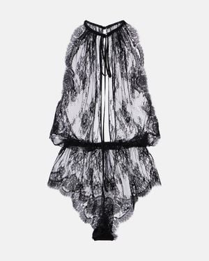 Dolce & Gabbana Body Aus Spitze - Schwarz