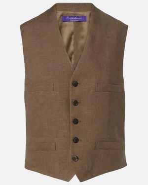 Ralph Lauren Jaiden Linen Vest - Green