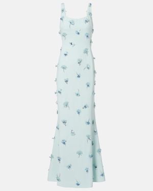 Jonathan Simkhai Briella Embellished Gown - Blue