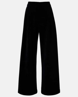 Proenza Schouler Label Weite Hose Rosalie Aus Cord - Schwarz