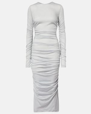 Dolce & Gabbana Wool Midi Dress - Grey
