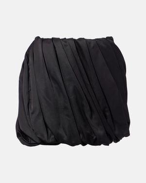 JW Anderson Minirock Aus Satin - Schwarz