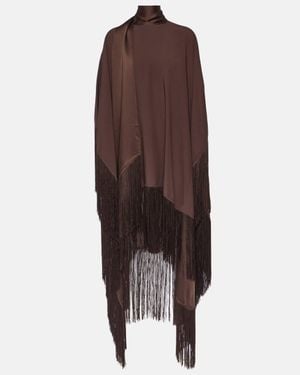 Taller Marmo Mrs. Ross Phoenix Fringed Kaftan - Brown