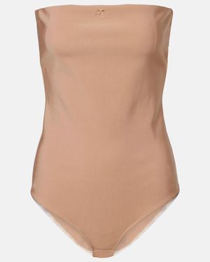 Courreges Jersey Bodysuit - Natural