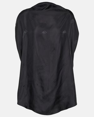 MM6 by Maison Margiela Printed Top - Black