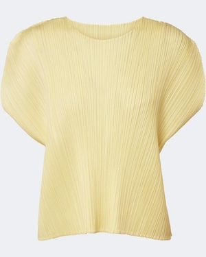 Pleats Please Issey Miyake Top Monthly Colors: July Plisado - Amarillo