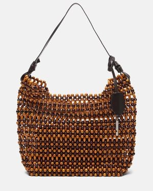 STAUD Tote Flow Mit Lederbesatz - Braun