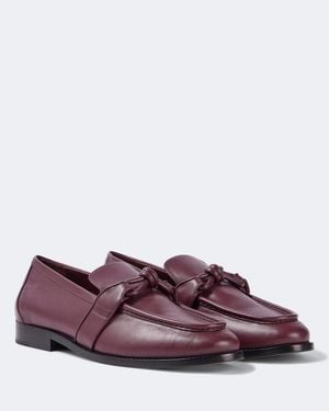 Bottega Veneta Loafers Astaire Knot Aus Leder - Lila