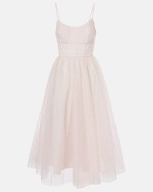 Zimmermann Tulle Corset Dress - Pink