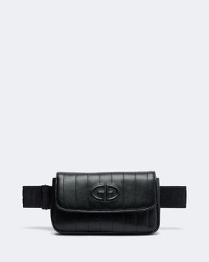 Goldbergh Nara Small Quilted Belt Bag - Black