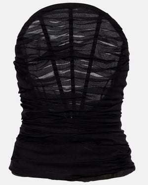 Balenciaga Silk Corset - Black