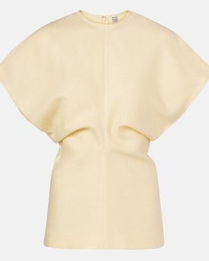 TOTEME Gathered Top - Natural
