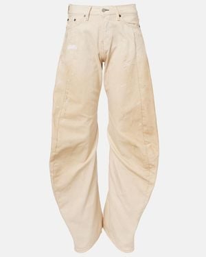 Acne Studios Jeans Barrel 2006 Con Efecto Desgastado - Neutro