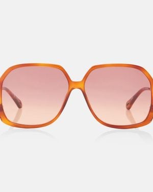 Chloé Wavy Square Sunglasses - Pink
