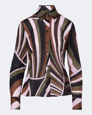 PUCCI Iride Cotton Muslin Shirt - Multicolor