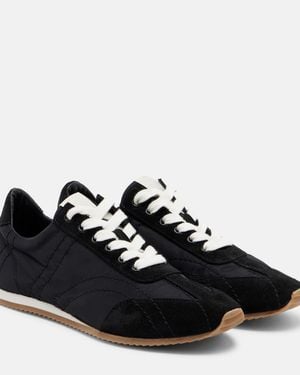 TOTEME Sneakers Flex Mit Veloursleder - Schwarz