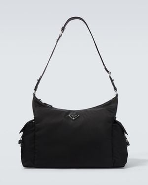 Prada Explore Re-Nylon Shoulder Bag - Black