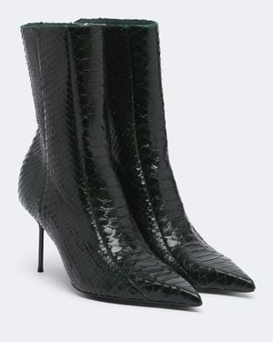 Paris Texas Ankle Boots Lidia Aus Leder - Schwarz