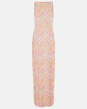 Missoni Zigzag Beach Dress - Pink