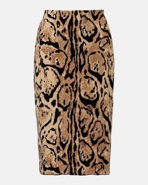 Stella McCartney Jacquard Pencil Skirt - Multicolor
