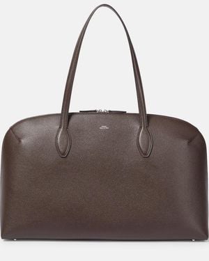 TOTEME Leather Tote Bag - Brown
