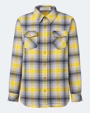 God's True Cashmere Alchemy Plaid Cashmere Shirt With Carnelians - Multicolour