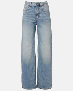 Saint Laurent Jeans Anchos Neo '90S - Azul