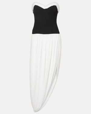 Jonathan Simkhai Augusta Embellished Bustier Dress - White