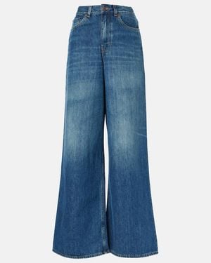 Chloé High-Rise Wide-Leg Jeans - Blue