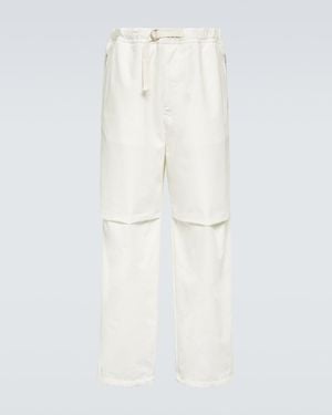 Jil Sander Cotton Trousers - White