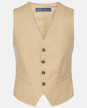 Polo Ralph Lauren Cotton Vest - Natural