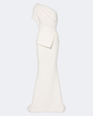 Safiyaa Robe Elyna Aus Crepe - Weiß
