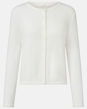 The Row Gretas Cotton Cardigan - White