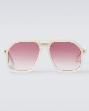 Jacques Marie Mage Casius Aviator Sunglasses - Pink