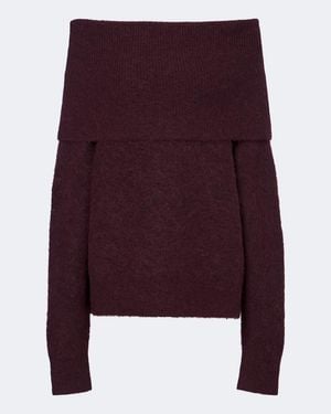 JOSEPH Bee Alpaca And Wool-Blend Sweater - Purple