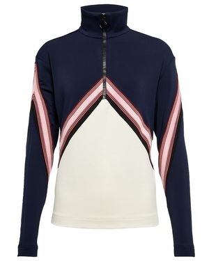 Victoria Beckham Chevron Track Top - Blue