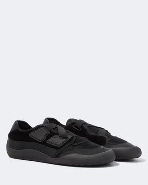 Prada Sneakers Speedrock Aus Mesh Und Leder - Schwarz