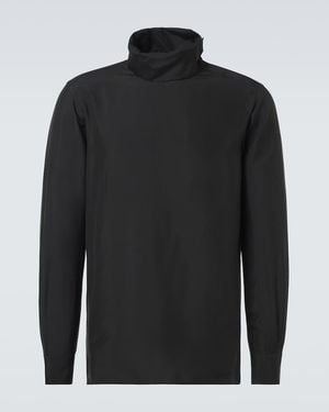 Tom Ford Silk Turtleneck Jumper - Black
