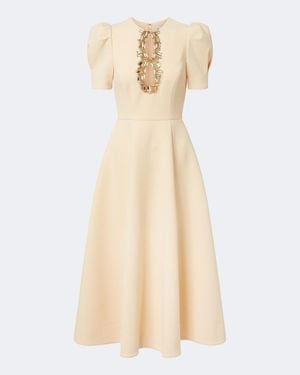 Rebecca Vallance Alexandrite Embellished Midi Dress - Natural