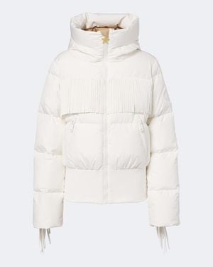 Goldbergh Marna Fringed Ski Jacket - White