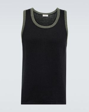 Commas Sleeveless Knitted Top - Black