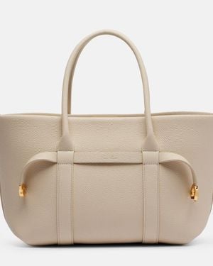 Loro Piana Ghiera Small Leather Shopper - Natural