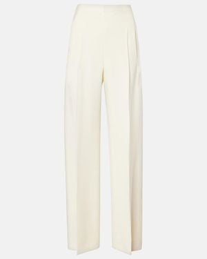 FFORME High-Rise Straight Pants - White