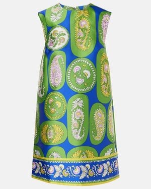 ALÉMAIS Printed Midi Dress - Green