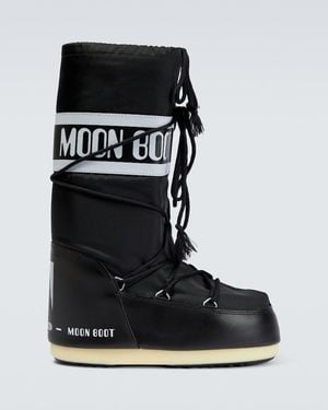 Moon Boot Icon Nylon Snow Boots - Black