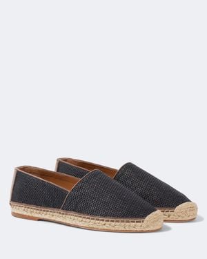 Brunello Cucinelli Espadrilles Aus Canvas - Schwarz