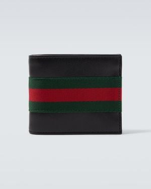 Gucci Bee Star Wallet in Black for Men | Lyst